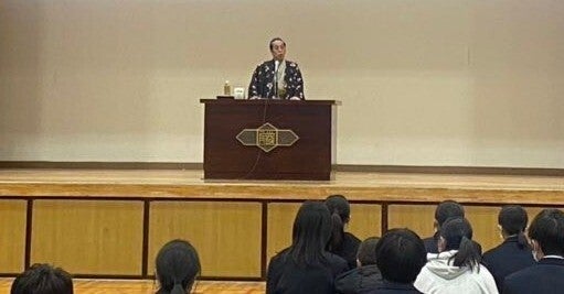 PTA主催　人権学習会は藤原家146代目二條様