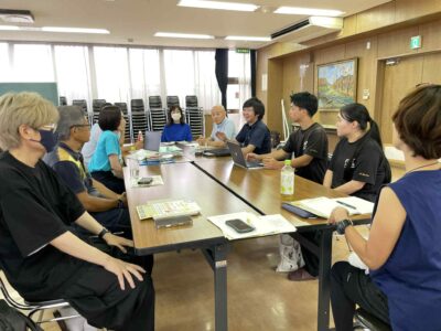 最後に実行委員で再度振り返り・・・ 12時～17時があっという間でした。