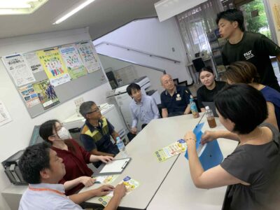 12時集合！ 各団体の代表者が集合し概要説明