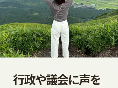 あなたの声を市政へ!議会へ!届ける方法